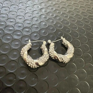 Elegant Silver Hoop Earrings